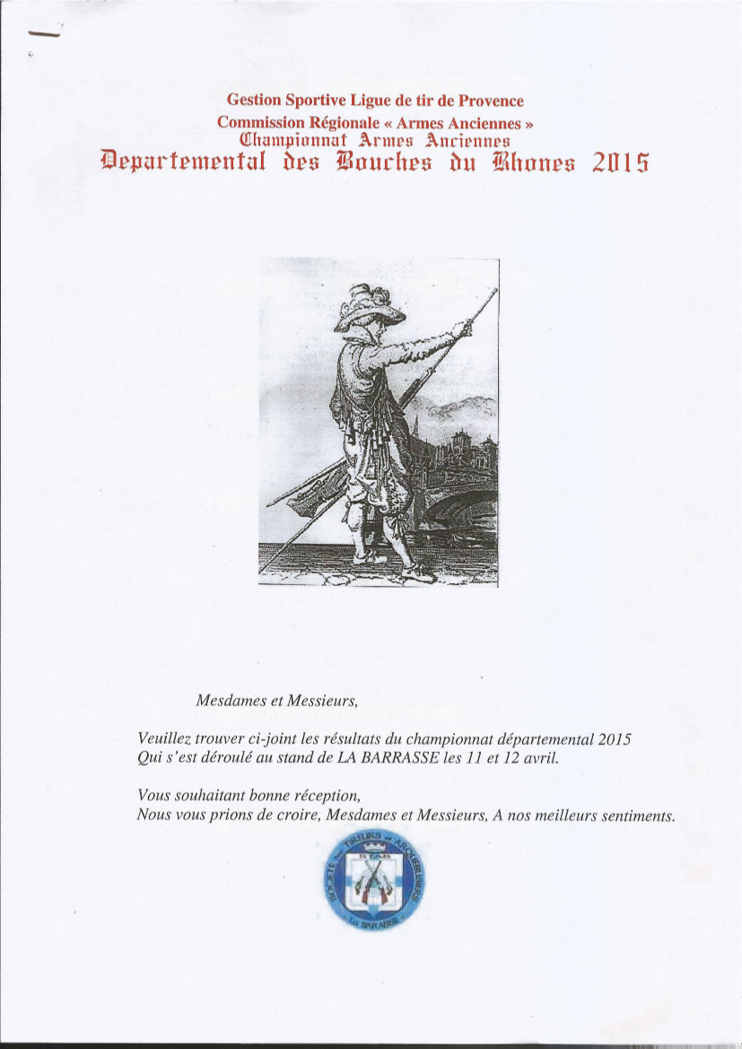 Résultats départementaux AA 13 2014-2015